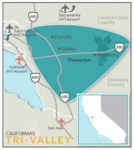 California's Bay Area Tri-Valley Region