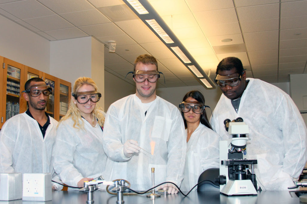 Students in the Chemistry Lab